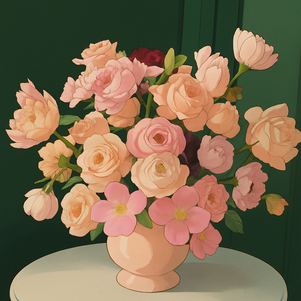 floral design fundamentals using color, texture, and movement inspired by classic art principles