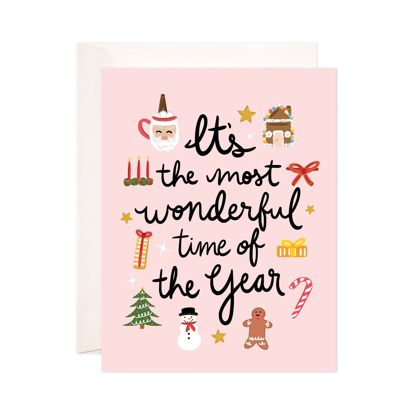 Wonderful Xmas Greeting Card - Cute Christmas Card: Boxed Set of 8