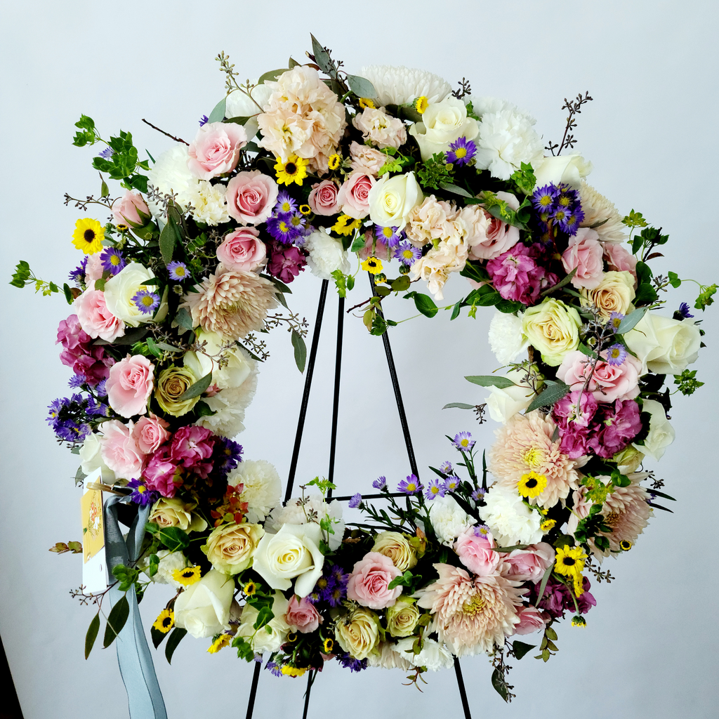 London bespoke funeral wreath flowers