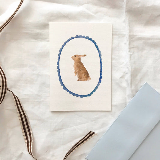 Spring Easter Bunny Card